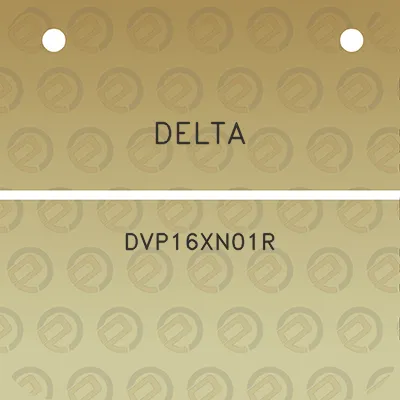 delta-dvp16xn01r