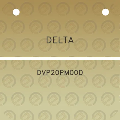 delta-dvp20pm00d