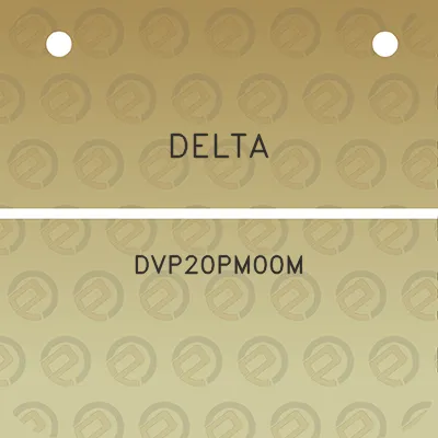 delta-dvp20pm00m