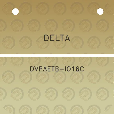 delta-dvpaetb-io16c