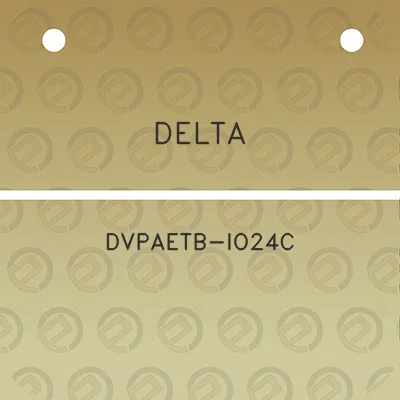 delta-dvpaetb-io24c