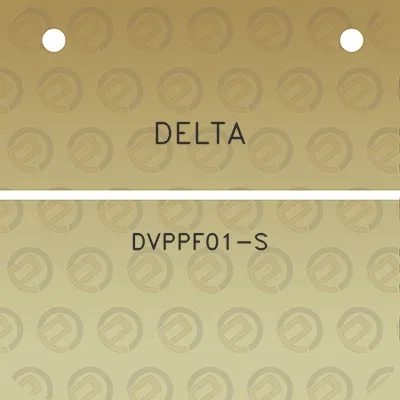 delta-dvppf01-s