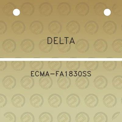 delta-ecma-fa1830ss