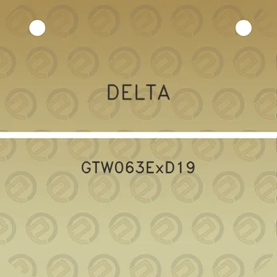 delta-gtw063exd19