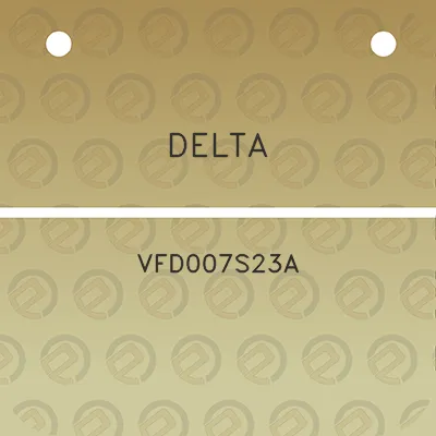 delta-vfd007s23a