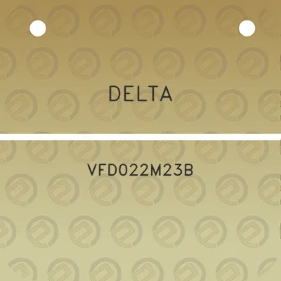 delta-vfd022m23b