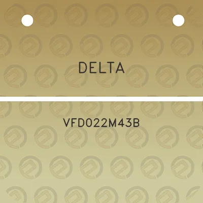 delta-vfd022m43b