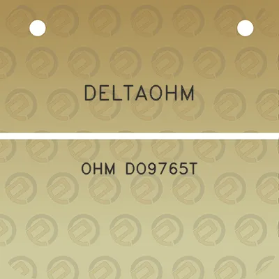 deltaohm-ohm-do9765t