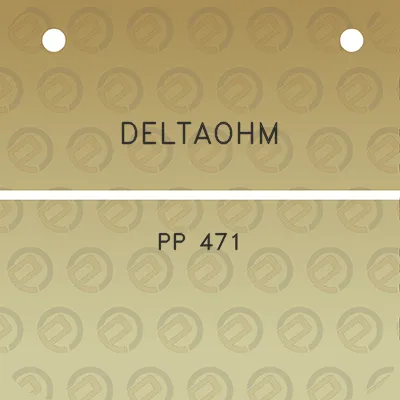 deltaohm-pp-471