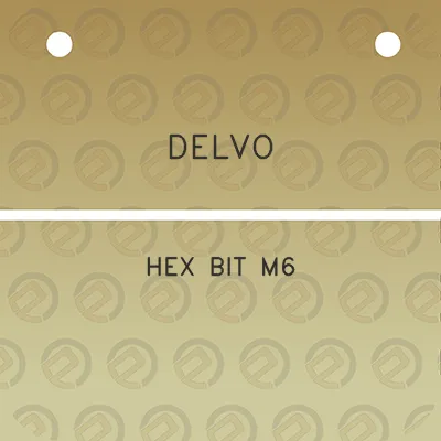 delvo-hex-bit-m6