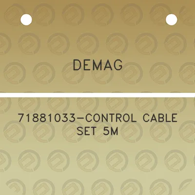 demag-71881033-control-cable-set-5m