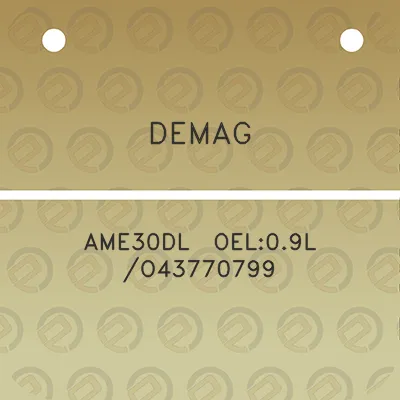 demag-ame30dl-oel09l-o43770799