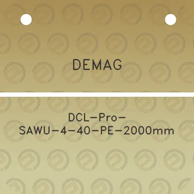 demag-dcl-pro-sawu-4-40-pe-2000mm