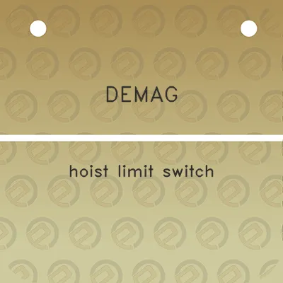 demag-hoist-limit-switch