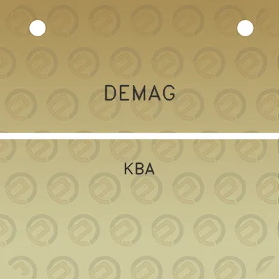 demag-kba