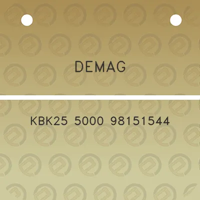 demag-kbk25-5000-98151544