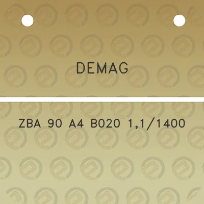 demag-zba-90-a4-b020-111400