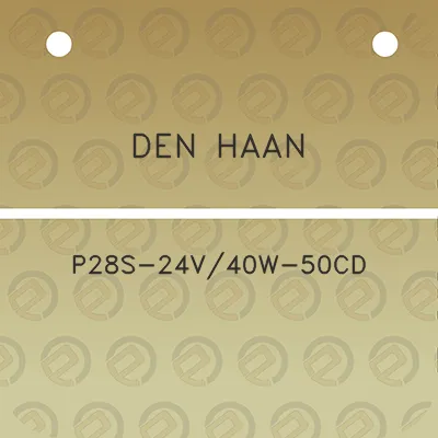 den-haan-p28s-24v40w-50cd