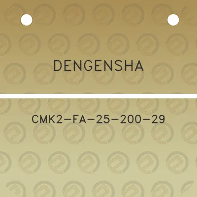 dengensha-cmk2-fa-25-200-29