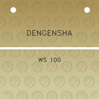 dengensha-ws-100