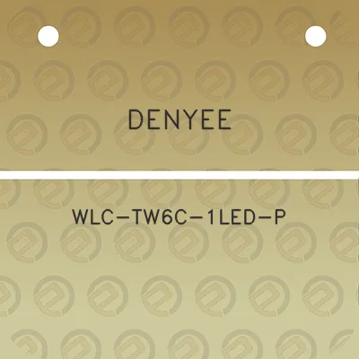 denyee-wlc-tw6c-1led-p