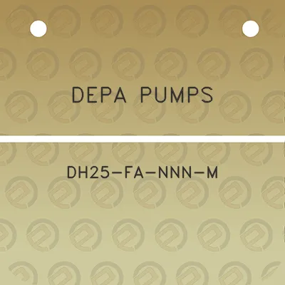 depa-pumps-dh25-fa-nnn-m