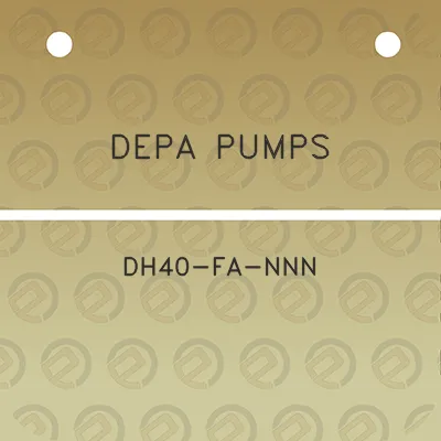 depa-pumps-dh40-fa-nnn