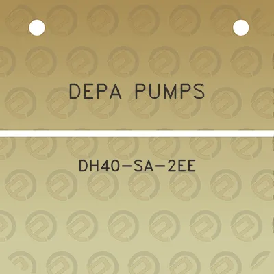 depa-pumps-dh40-sa-2ee