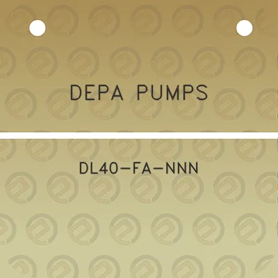 depa-pumps-dl40-fa-nnn