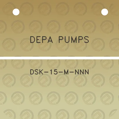 depa-pumps-dsk-15-m-nnn