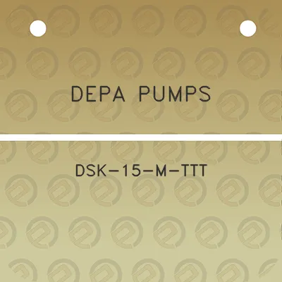 depa-pumps-dsk-15-m-ttt