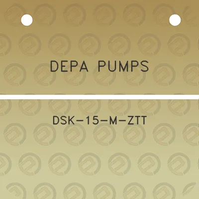 depa-pumps-dsk-15-m-ztt