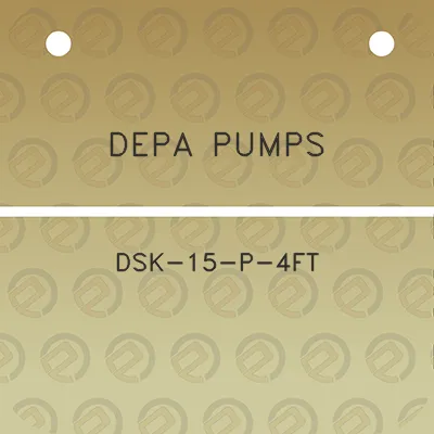 depa-pumps-dsk-15-p-4ft