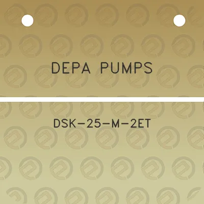 depa-pumps-dsk-25-m-2et