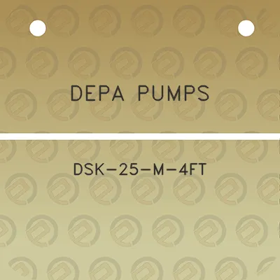 depa-pumps-dsk-25-m-4ft