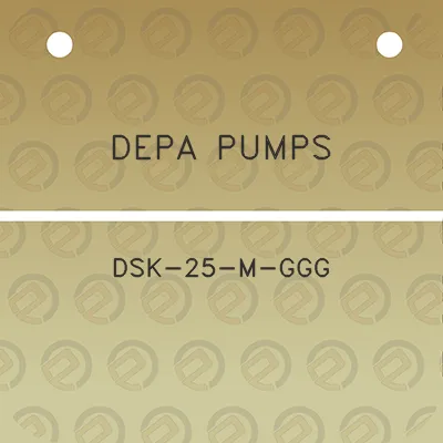 depa-pumps-dsk-25-m-ggg