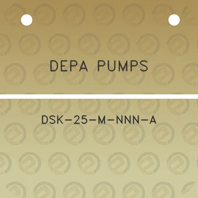 depa-pumps-dsk-25-m-nnn-a