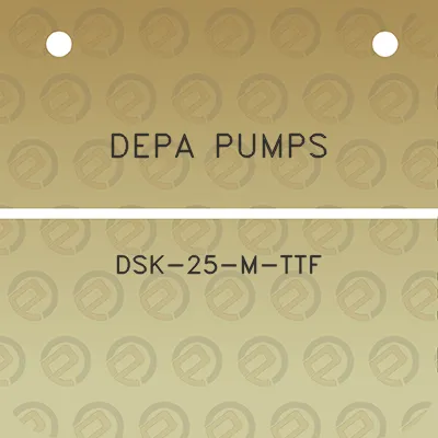 depa-pumps-dsk-25-m-ttf