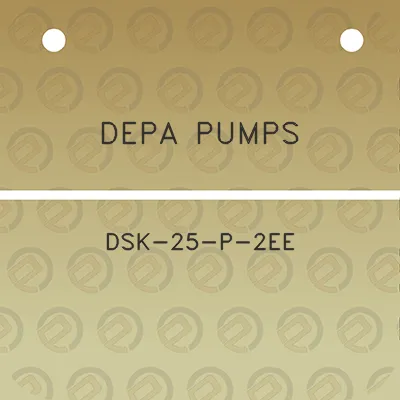 depa-pumps-dsk-25-p-2ee