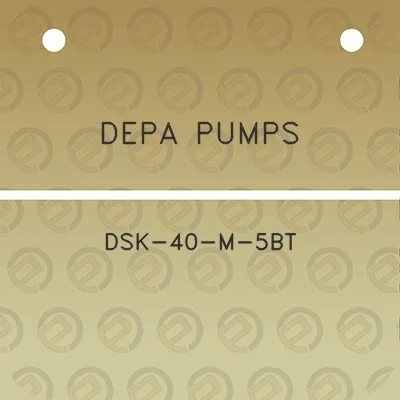 depa-pumps-dsk-40-m-5bt