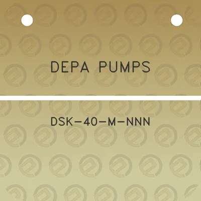 depa-pumps-dsk-40-m-nnn