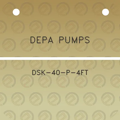 depa-pumps-dsk-40-p-4ft