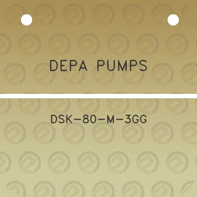 depa-pumps-dsk-80-m-3gg