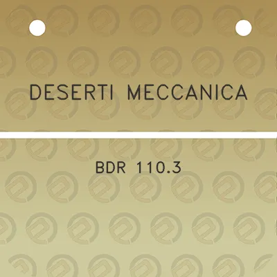 deserti-meccanica-bdr-1103