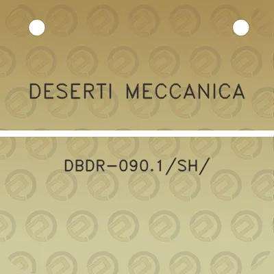 deserti-meccanica-dbdr-0901sh