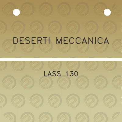 deserti-meccanica-lass-130