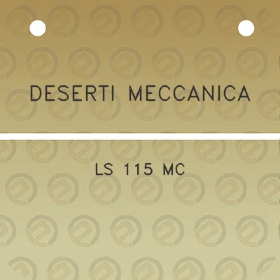 deserti-meccanica-ls-115-mc