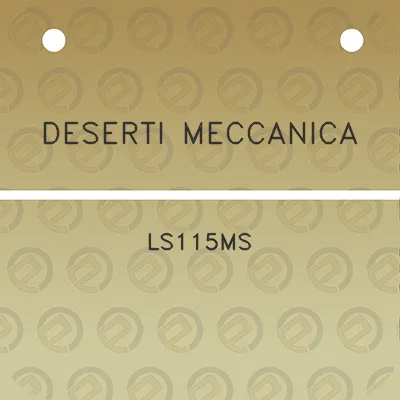 deserti-meccanica-ls115ms