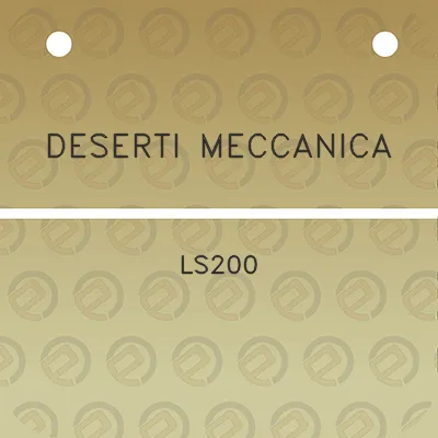 deserti-meccanica-ls200