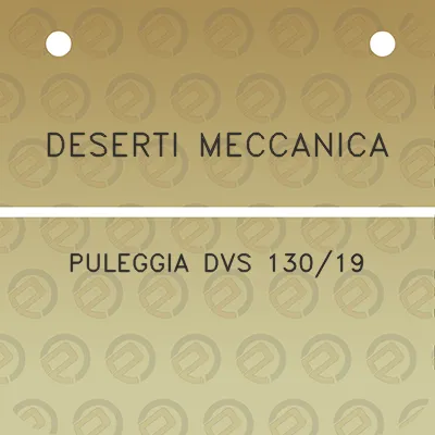 deserti-meccanica-puleggia-dvs-13019